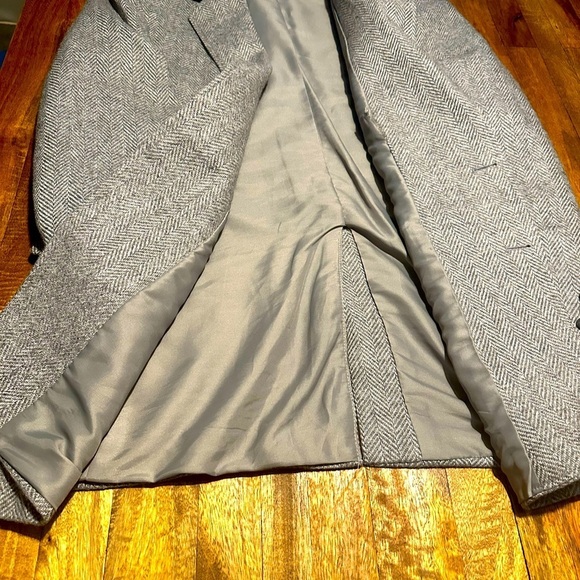 Haggar-Men’s Blazer Gray wool size 42L great condition, inside pocket. - Picture 3 of 9